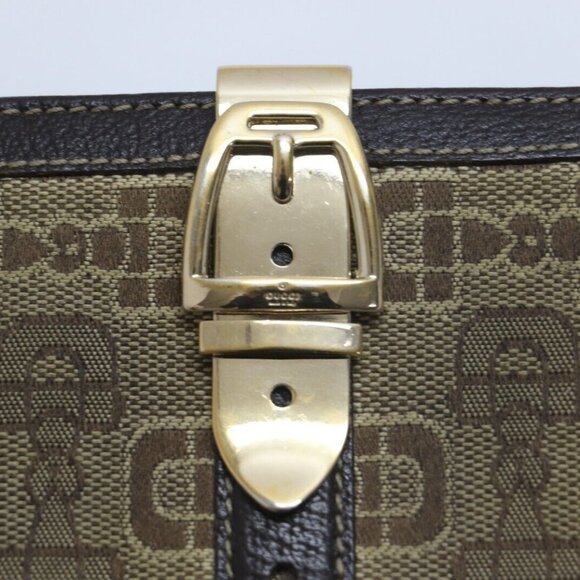 GUCCI GG Chain Monogram Clip Wallet - Picture 1 of 13